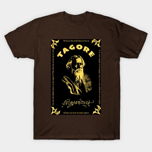 Rabindranath Tagore T-Shirt by Exile Kings 